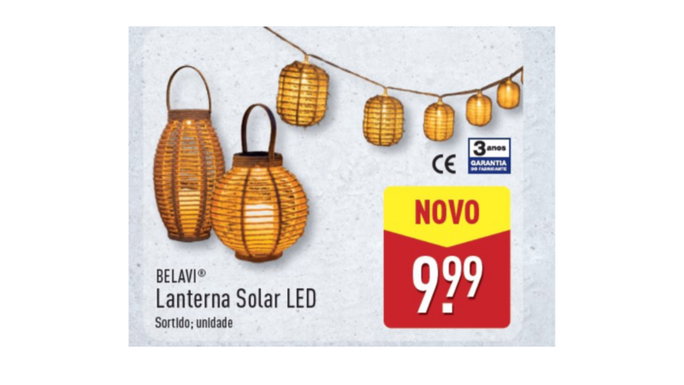 Lanterna solar LED