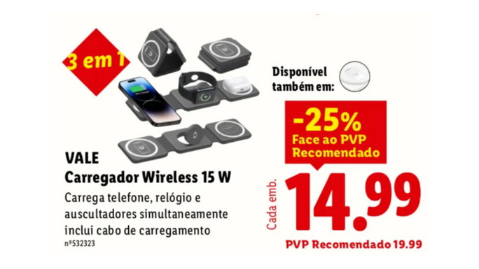 carregador 3 em 1