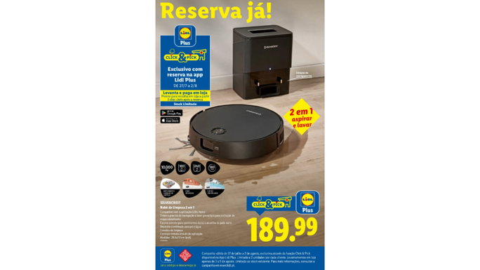 Rob&ocirc; de Limpeza 2 em 1