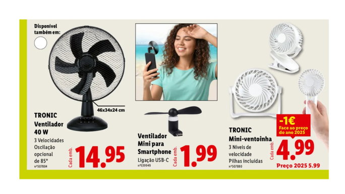 Ventilador de mesa