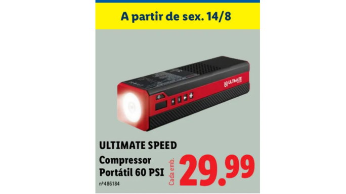 Compressor Port&aacute;til 60 PSI