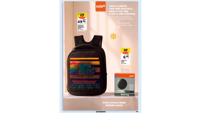 mochila LED por apenas 49,99 euros