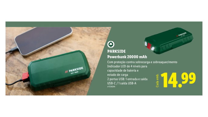 powerbank por 14,99 euros