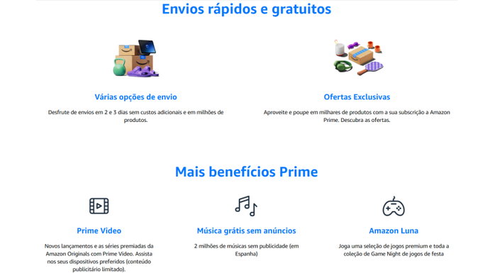 captura de ecr&atilde; da Amazon