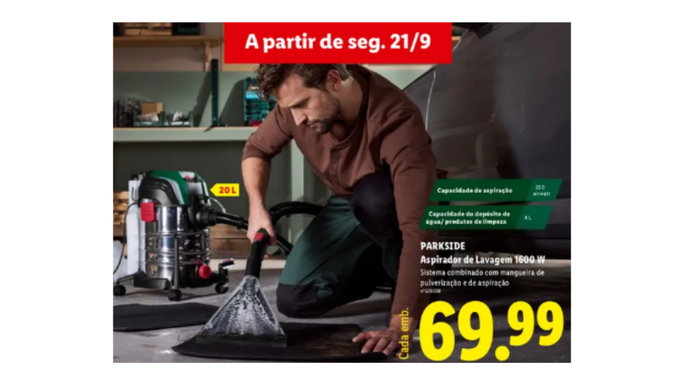 Aspirador de Lavagem 1600 W