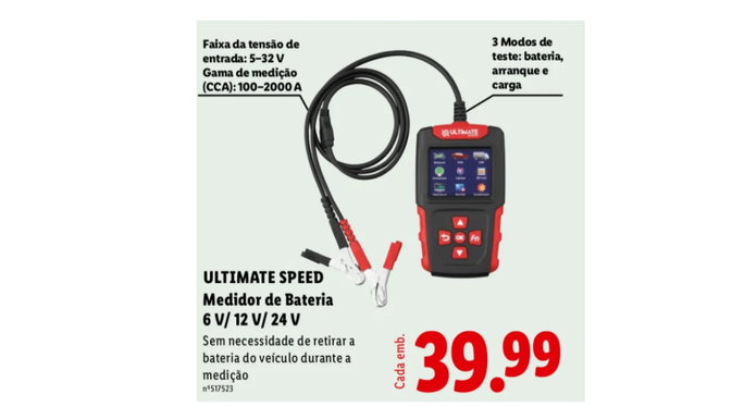Medidor de Bateria