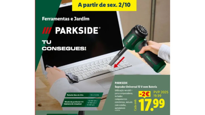 aspirador sem fio de liquido e po lidl