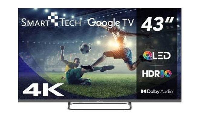 TV GOOGLE QHD SMART TECH 43QG02V QLED - 43''