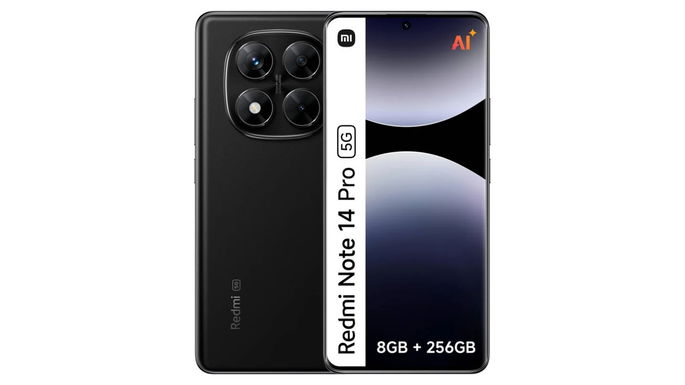 Smartphone XIAOMI Redmi Note 14 Pro 5G (6,67'' - 8 GB - 256 GB - Preto)