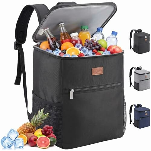 Lifewit Mochila de refrigeração, bolsa térmica para alimentos