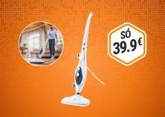 Limpeza fácil: descobre a Mopa a Vapor 2 em 1 a preço de saldo no Lidl!