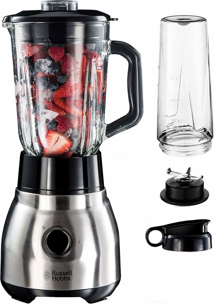 Liquidificador Stainless-Steel 2 em 1 Russell Hobbs