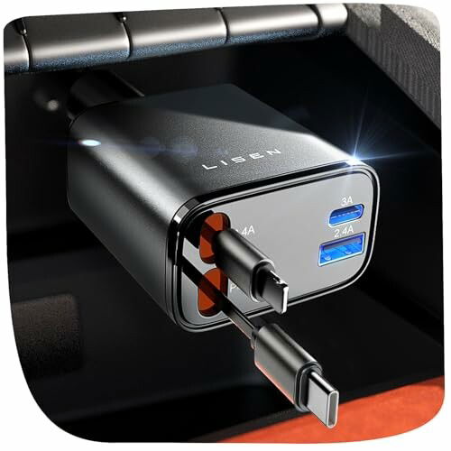 LISEN Cargador Coche 69W