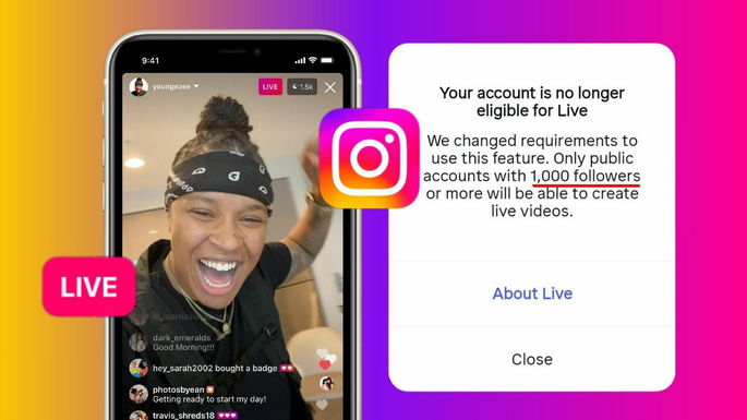 live instagram 1000