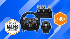 Logitech G29 para PlayStation e PC fica 40% mais barato e atinge o menor preço de sempre na Amazon