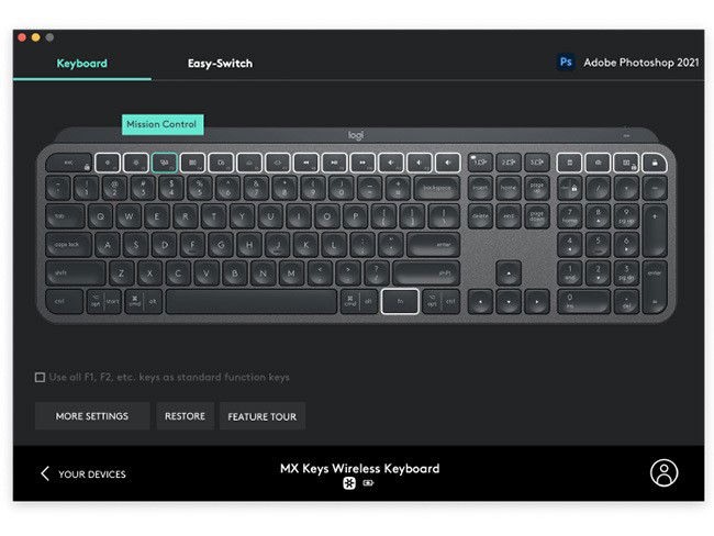 teclado Logitech MX Keys