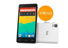 Bq lança atualização Lollipop para os Bq Aquaris E4.5 e E5 HD