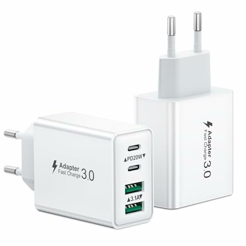 LumFocus 2-Pack Cargador USB C 40W