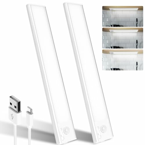 Luz Led Sensor de Movimento 24 cm 2 unidades