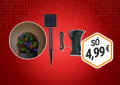 Luzes solares para o Natal por apenas 4,49 € no Lidl: 100 LEDs sem tomadas