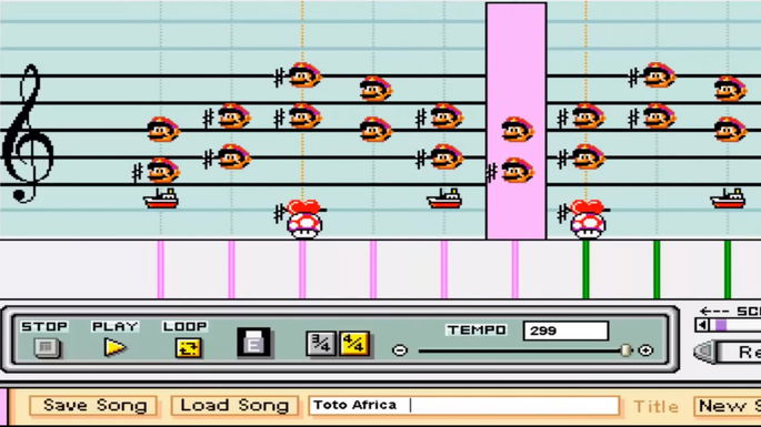 Mario Paint Snes Música