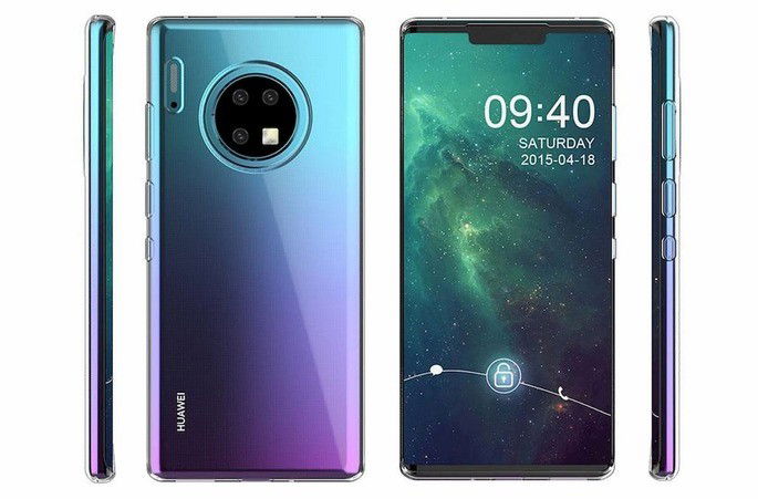 huawei mate 30 pro renders