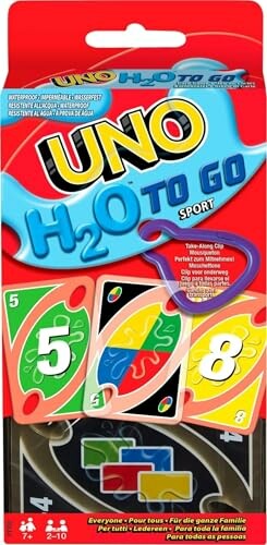 Mattel Games UNO H20 To Go, jogo de cartas