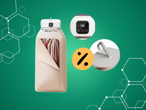 Mau tempo? Seca a roupa num instante com este gadget e com desconto 15% na Amazon!