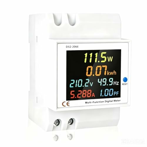 Medidor El&eacute;ctrico Digital 6 em 1