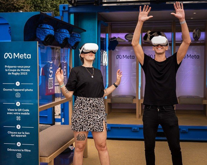 Meta headset Realidade Virtual