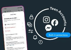 Meta removeu 635 mil contas do Facebook e do Instagram: conhece os novos recursos de segurança para jovens