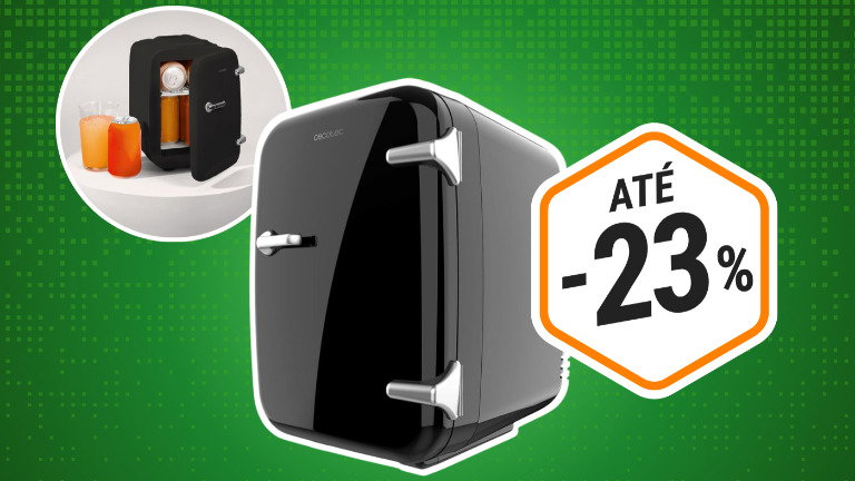 Mini frigorífico da Cecotec por menos de 35 euros essencial nas tuas viagens