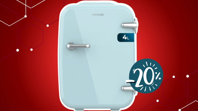 Mini Frigorífico Portátil de 4L por menos de 40 € na Cecotec ideal para as tuas viagens!