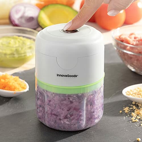 Mini picadora elétrica recarregável 200 ml