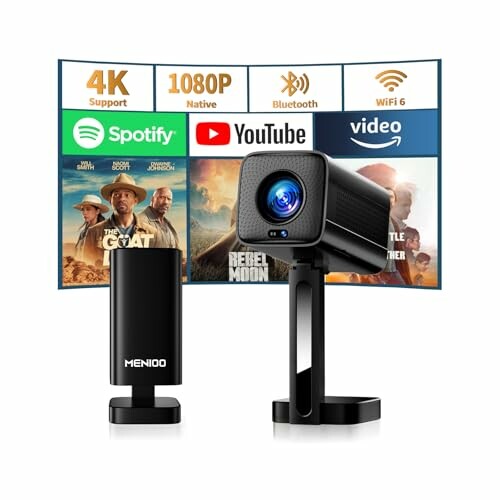 Mini Proyector 4K 1080P Full HD