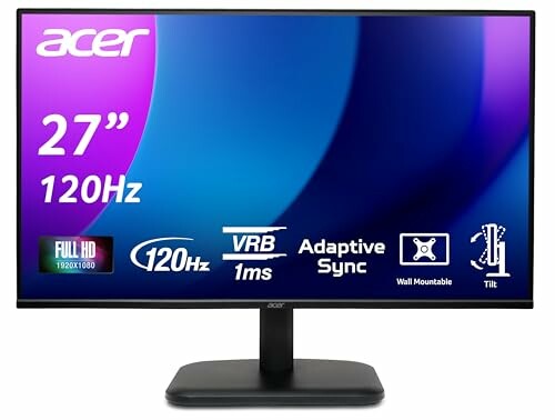 Monitor Acer EK271GBIF 27" Full HD 120 Hz
