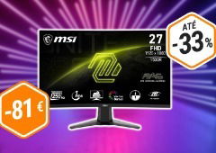 Monitor gaming curvo MSI MAG de 27” e 280 Hz fica 81 € mais barato na Amazon