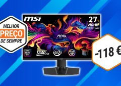 Monitor gaming OLED com 240 Hz atinge seu menor preço histórico na Amazon