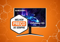 Monitor gaming Samsung Full HD com 180 Hz a preço histórico na Amazon