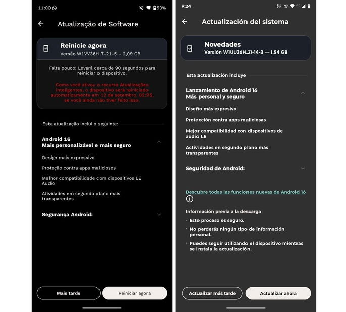 motorola android 16
