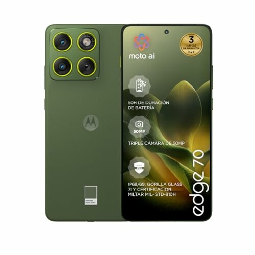 Motorola Edge 70 24 GB (12 GB + 12 GB RAM Boost)/512 GB Bronze Green
