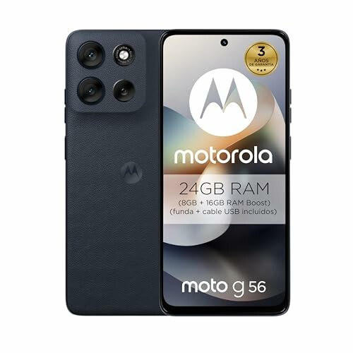 Motorola Moto g56 5G 512 GB, 8 GB RAM + 16 GB RAM Boost, preto