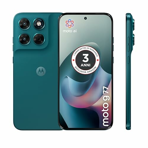 Motorola Moto G77 8/256 GB, ecrã POLED 6,78" 120 Hz, Shaded Spruce