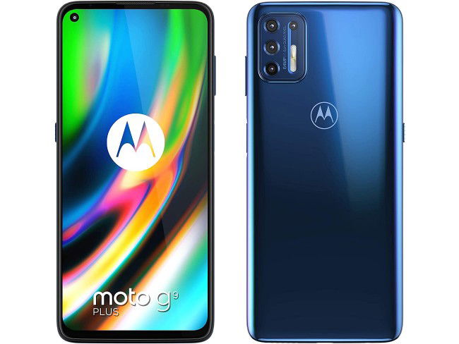 Telemóvel Motorola Moto G9 Plus em azul