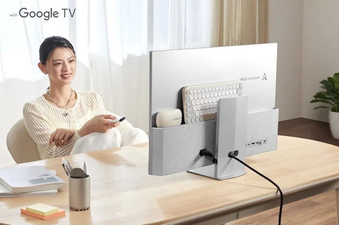 ZenScreen GoogleTV Traseira