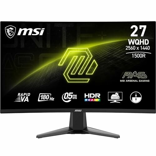 MSI mag 27CQ6FA Monitor Curvo Gaming 27"