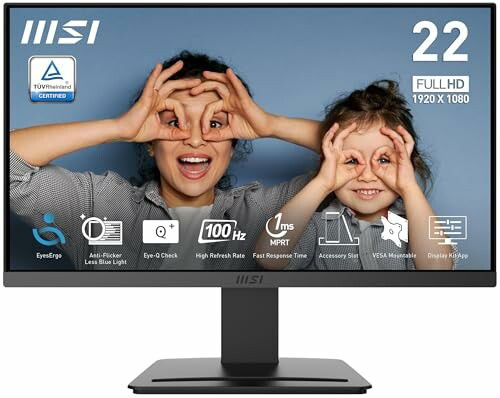 MSI Pro MP223 E2 Monitor 21.45''