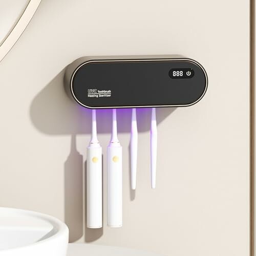 mumisuto Porta Cepillo de Dentes UV 1800mAh