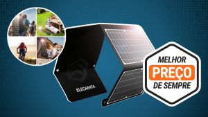 Não fiques sem energia: este painel solar portátil está ao melhor preço na Amazon