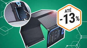 Não fiques sem energia: Este painel solar portátil ronda os 70€ na Amazon